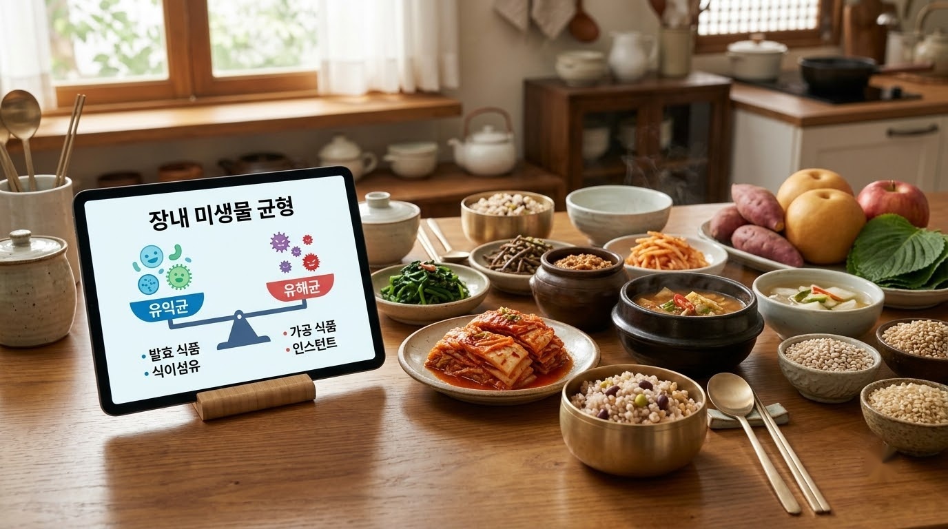 2026년 장 건강 핵심! 장내 미생물 균형 잡는 실천 꿀팁 5가지 분석